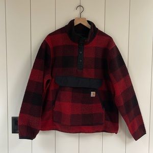 Mens Carhartt snap fleece size L
